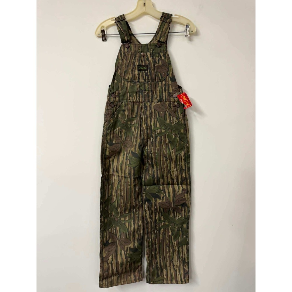 Vintage Liberty Realtree Camo Overalls Kids Size 10 Made in USA New With Tags